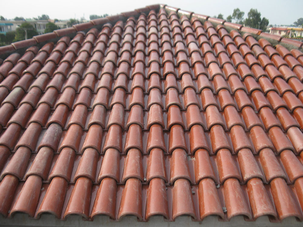 Spanish Glazed Roof Tile 11"
