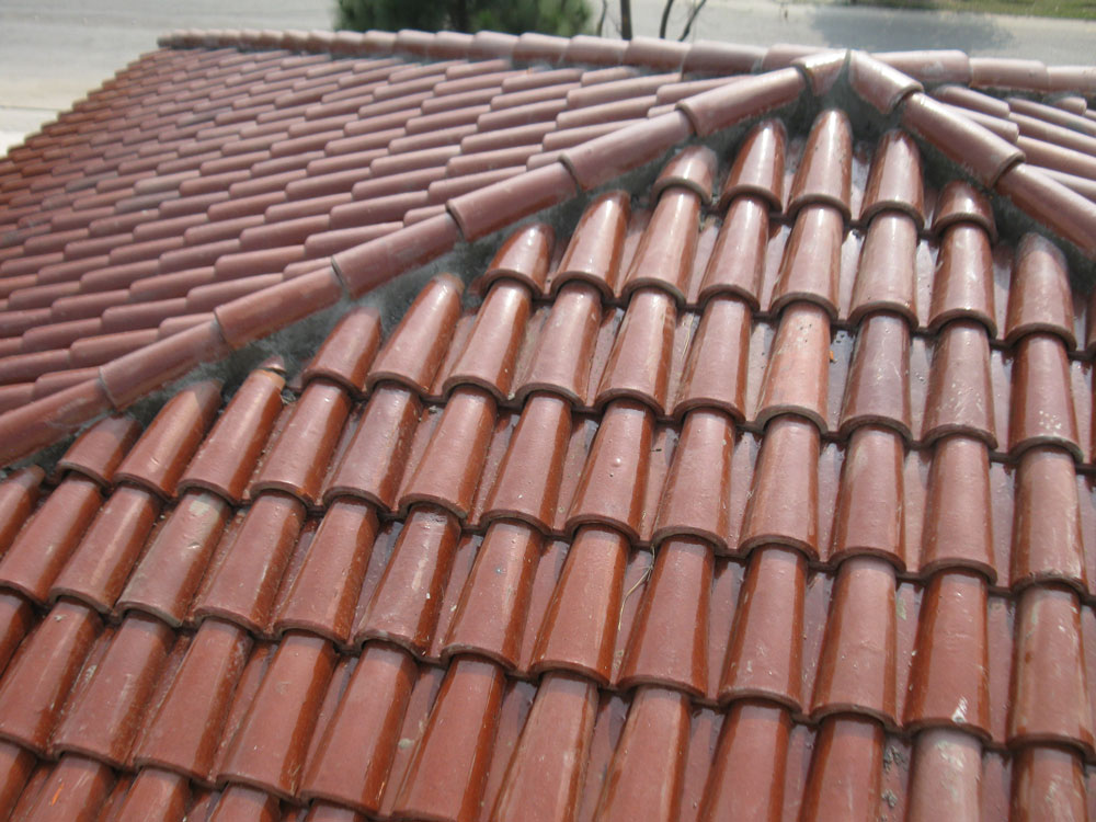 Spanish Glazed Roof Tile 11"