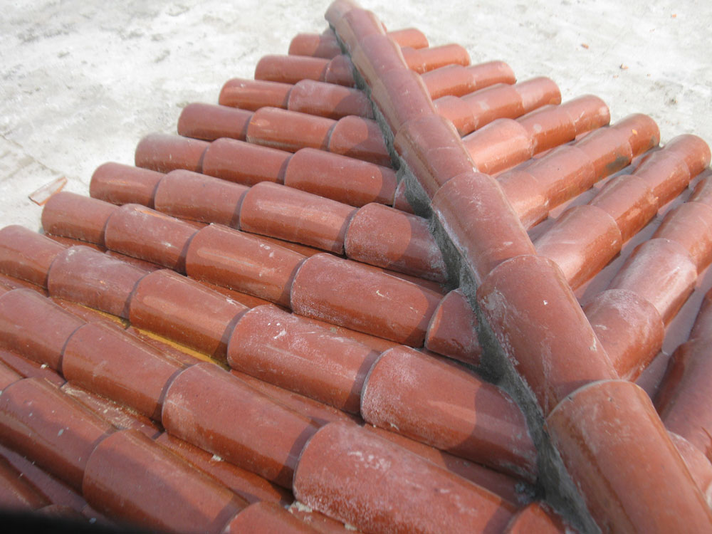 Spanish Glazed Roof Tile 11"