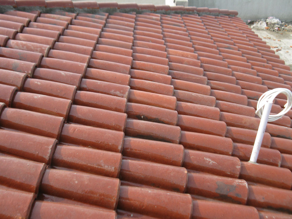 Spanish Glazed Roof Tile 11"