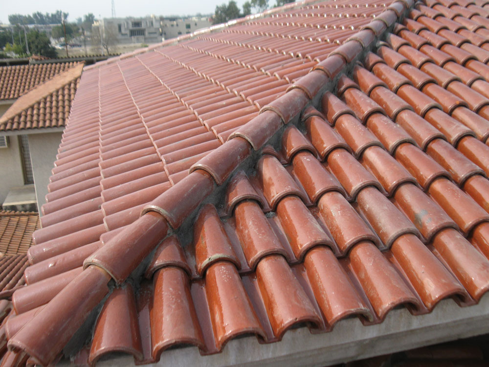 Spanish Glazed Roof Tile 11"