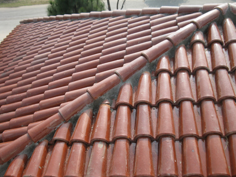 Spanish Glazed Roof Tile 11"