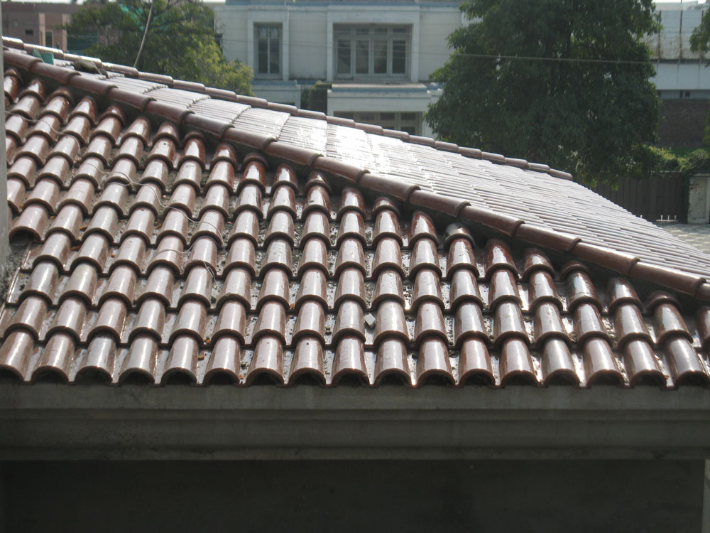 Spanish Glazed Roof Tile 11"