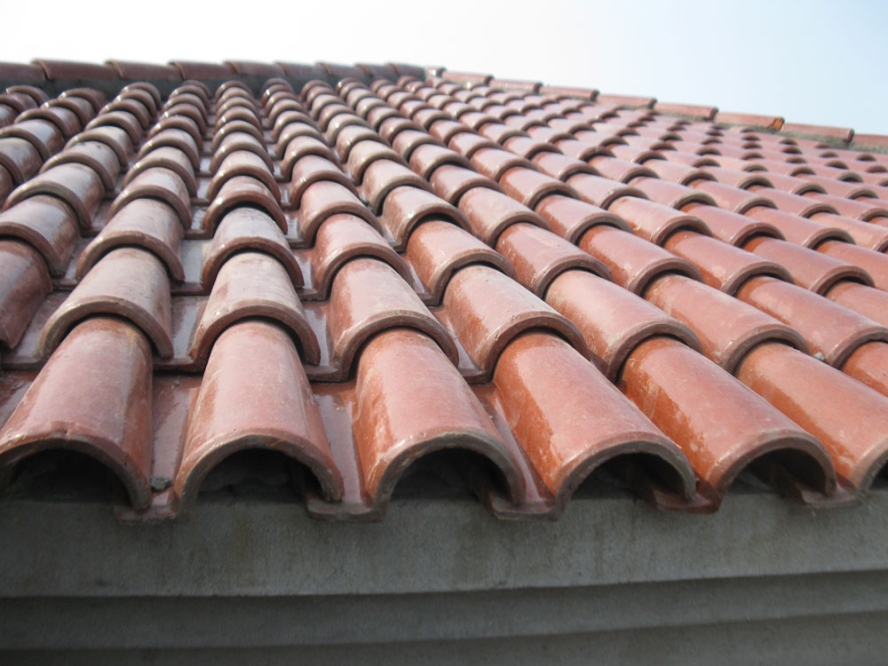 Spanish Glazed Roof Tile 11"