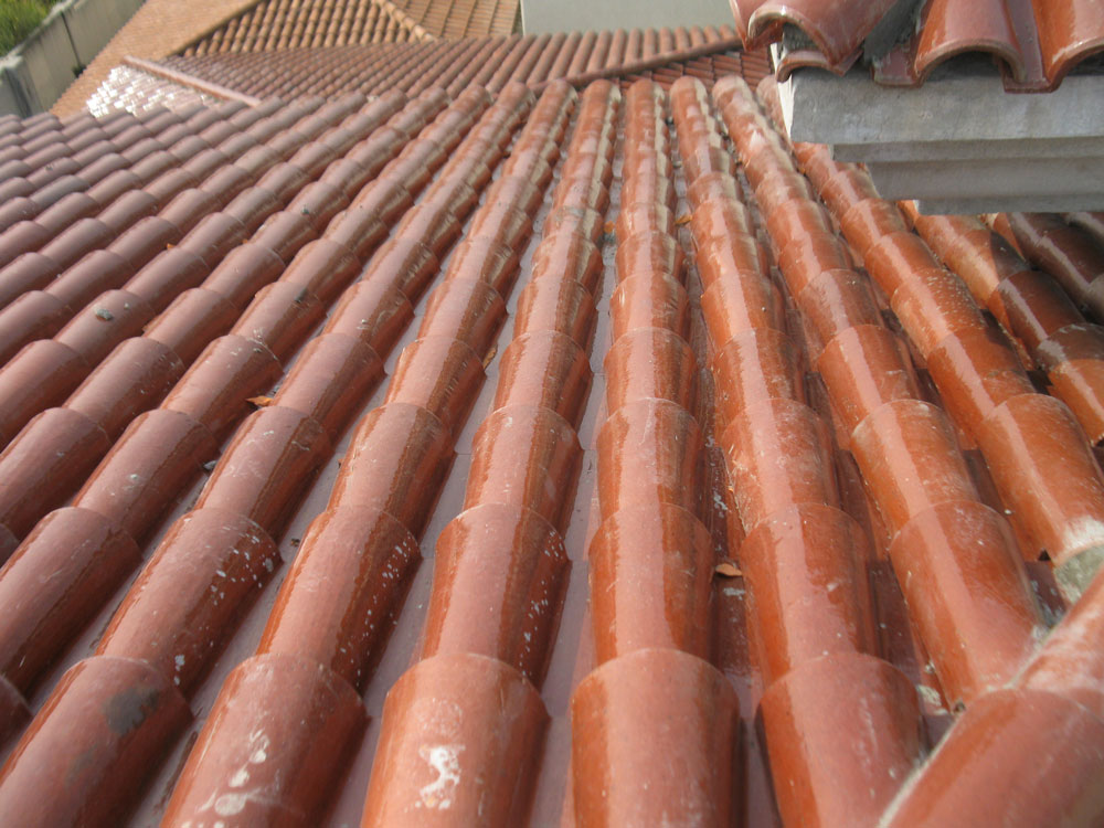 Spanish Glazed Roof Tile 11"