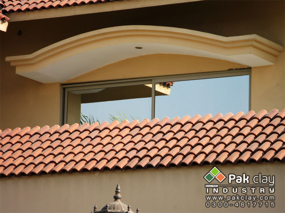 Spanish Glazed Roof Tile 11"