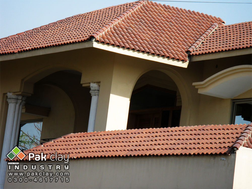 Spanish Glazed Roof Tile 11"