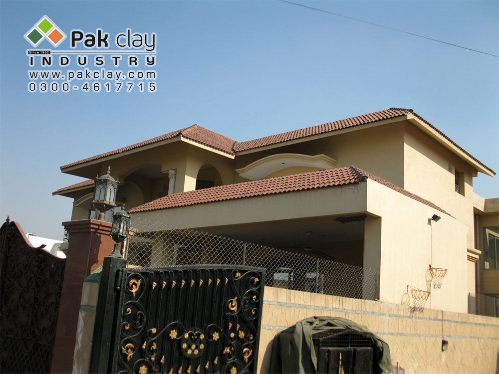 Spanish Glazed Roof Tile 11"