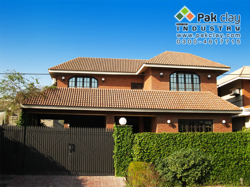 Spanish Glazed Roof Tile 11"